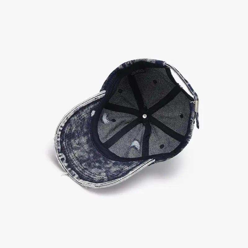 Distressed Cotton Baseball Cap - Trendsi - Flyclothing LLC