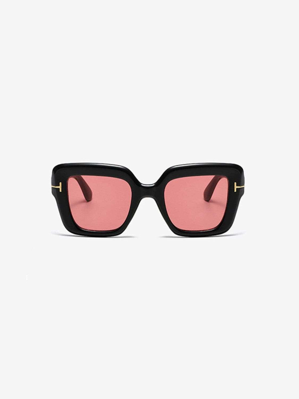 Polycarbonate Frame Square Sunglasses - Trendsi - Flyclothing LLC