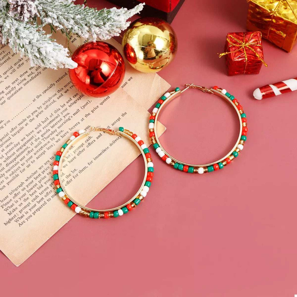 18K Gold-Plated Hoop Earrings - Trendsi - Flyclothing LLC