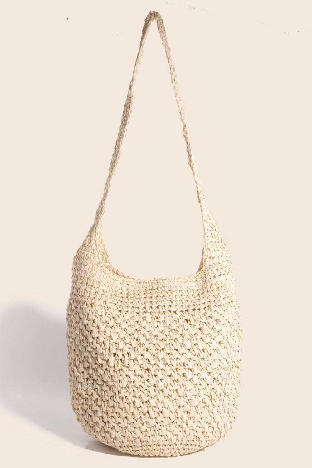 Fame Intricate Braided Hobo Shoulder Bag - Trendsi - Flyclothing LLC