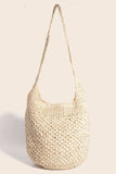 Fame Intricate Braided Hobo Shoulder Bag - Trendsi - Flyclothing LLC