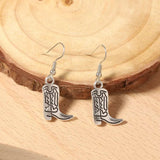Western Cowboy Boot Dangle Earrings - Trendsi - Flyclothing LLC
