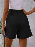 Pocketed Mid-Rise Waist Shorts - Trendsi - Flyclothing LLC
