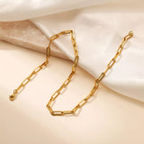 18K Gold-Plated Chain Necklace - Trendsi - Flyclothing LLC