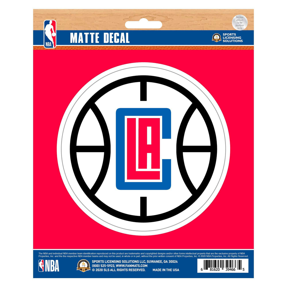 NBA - Los Angeles Clippers Matte Decal - Logo Brands - Flyclothing LLC
