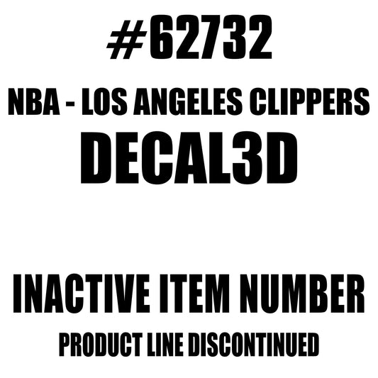 NBA - Los Angeles Clippers 3D Decal - Logo Brands - Flyclothing LLC