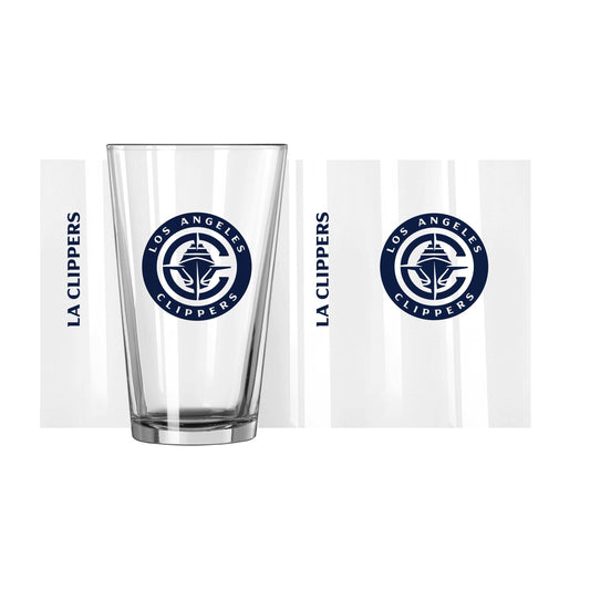 Los Angeles Clippers 16oz Gameday Pint Glass - Logo Brands - Flyclothing LLC