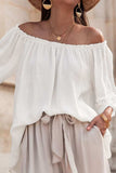 Lace Detail Off-Shoulder Blouse - Trendsi - Flyclothing LLC