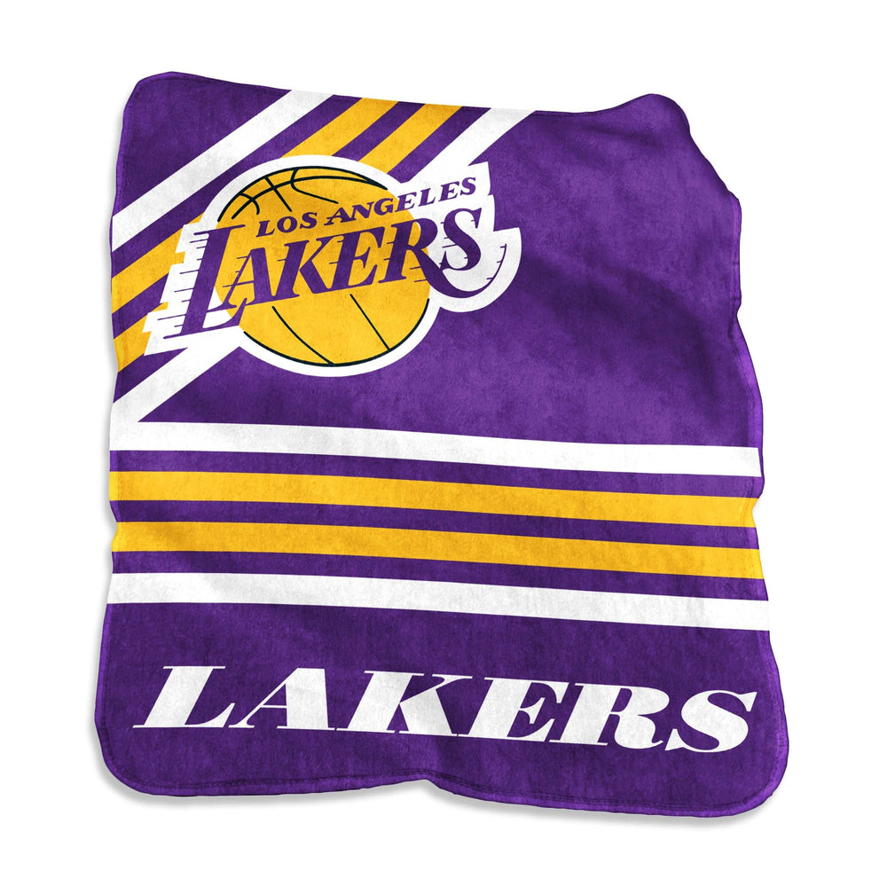 LA Lakers Raschel Throw - Logo Brands - Flyclothing LLC