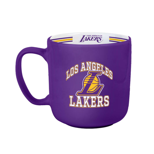 LA Lakers 15oz Stripe Mug - Logo Brands - Flyclothing LLC