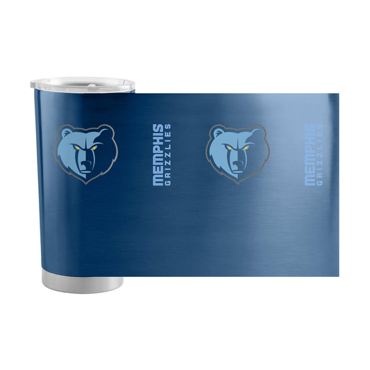 Memphis Grizzlies 20oz Gameday Stainless Steel Tumbler - Logo Brands - Flyclothing LLC