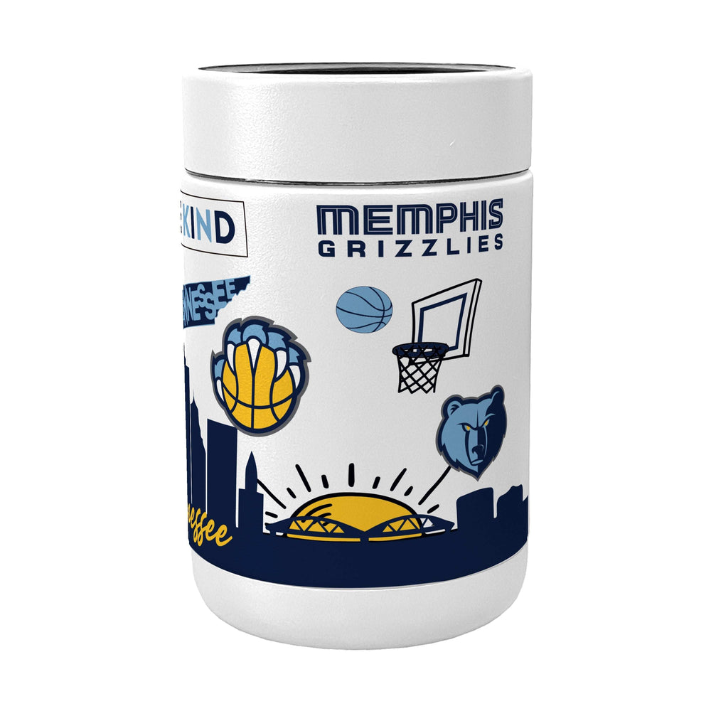 Memphis Grizzlies Powder Native Coat Coolie - Logo Brands - Flyclothing LLC
