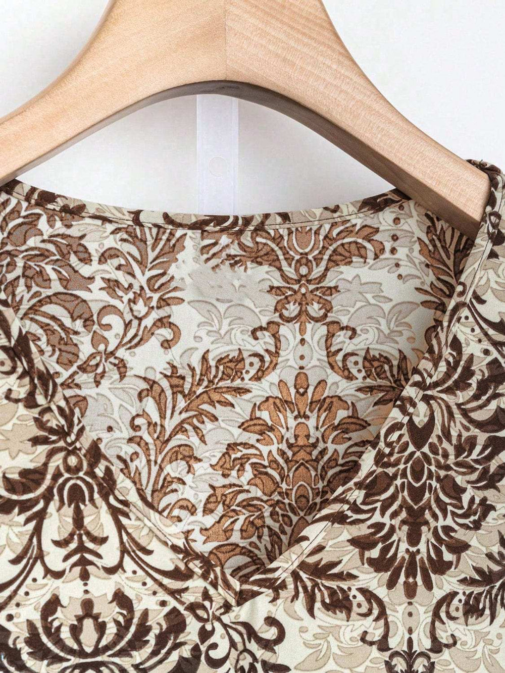 Printed Ruffled Cap Sleeve Top and Pants Set - Trendsi - Flyclothing LLC