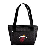 Miami Heat Leopard Print 16 Can Cooler Tote - Logo Brands - Flyclothing LLC