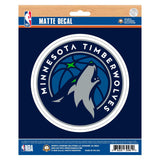 NBA - Minnesota Timberwolves Matte Decal - Logo Brands - Flyclothing LLC