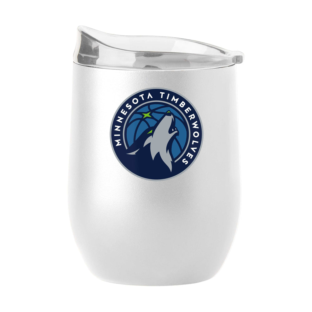Minnesota Timberwolves 16oz Swagger Powder Coat Curved Bev - Logo Brands - Flyclothing LLC