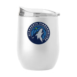 Minnesota Timberwolves 16oz Swagger Powder Coat Curved Bev - Logo Brands - Flyclothing LLC