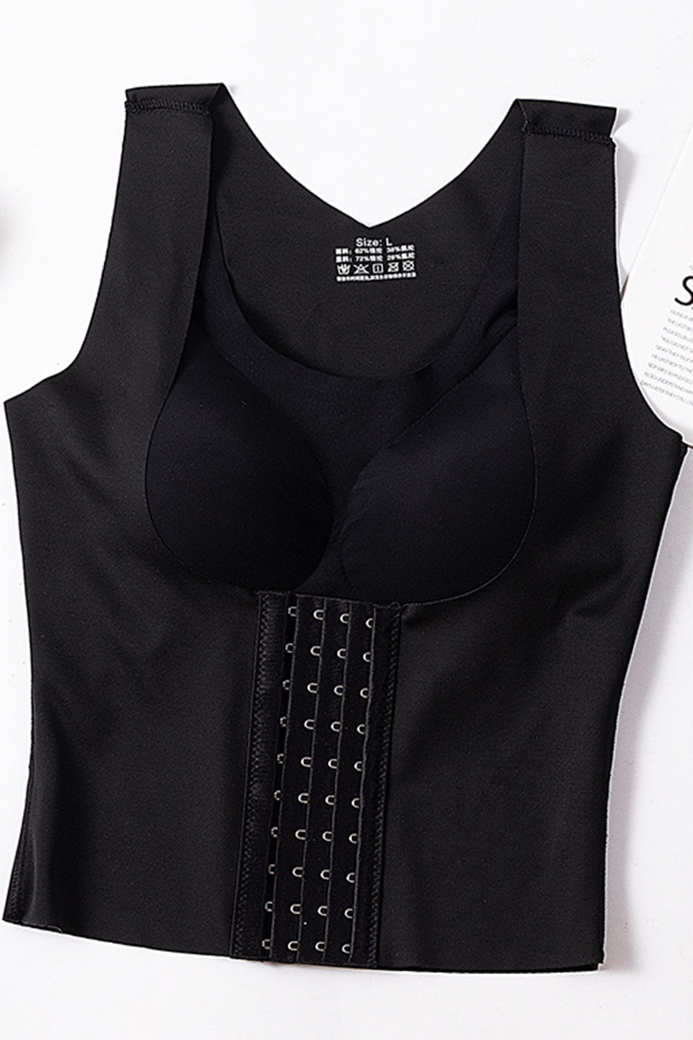 Basic Bae Scoop Neck Shapewear Tank with Removable Paddings - ShopBasicbae - Flyclothing LLC