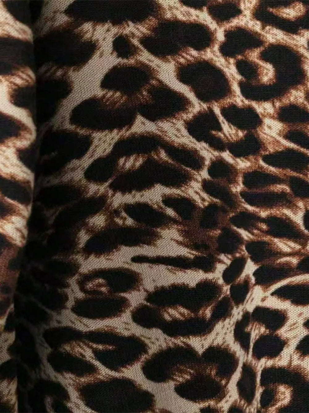 Hooded Leopard Lined Zip-Up Outerwear - Trendsi - Flyclothing LLC
