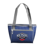 New Orleans Pelicans Crosshatch 16 Can Cooler Tote - Logo Brands - Flyclothing LLC