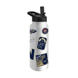 New Orleans Pelicans 34oz White Dreamweave Quencher Bottle - Logo Brands - Flyclothing LLC