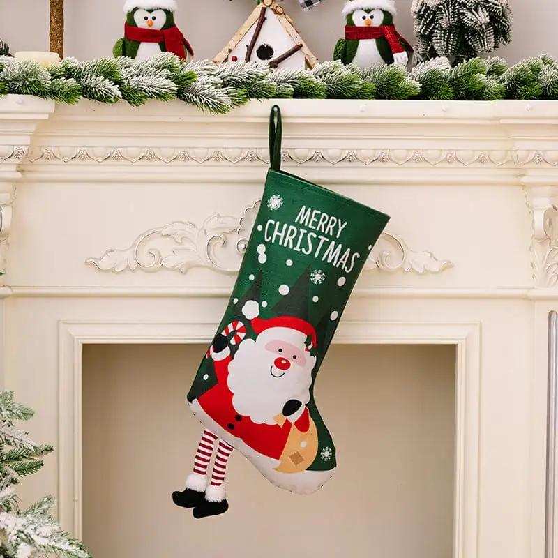 Printed Christmas Stocking Hanging Widget - Trendsi - Flyclothing LLC