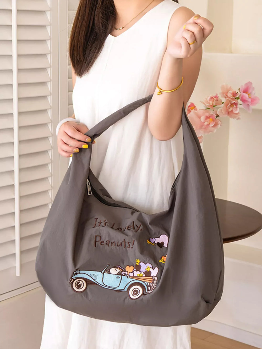 Casual Handbag with Zipper - Trendsi - Flyclothing LLC