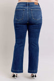 Judy Blue Full Size High Rise Flare Jeans with Pockets Plus Size - Trendsi - Flyclothing LLC