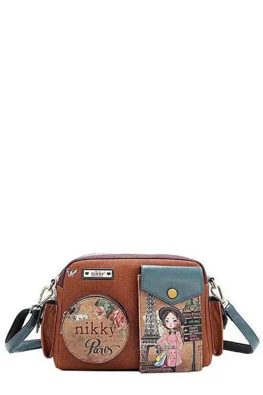 Nicole Lee USA Multi Pocket Messenger Bag - Trendsi - Flyclothing LLC