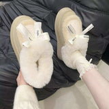 Round Toe Platform Boots - Trendsi - Flyclothing LLC