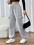 Perfee Drawstring Elastic Waist Joggers with Pockets - Trendsi - Flyclothing LLC