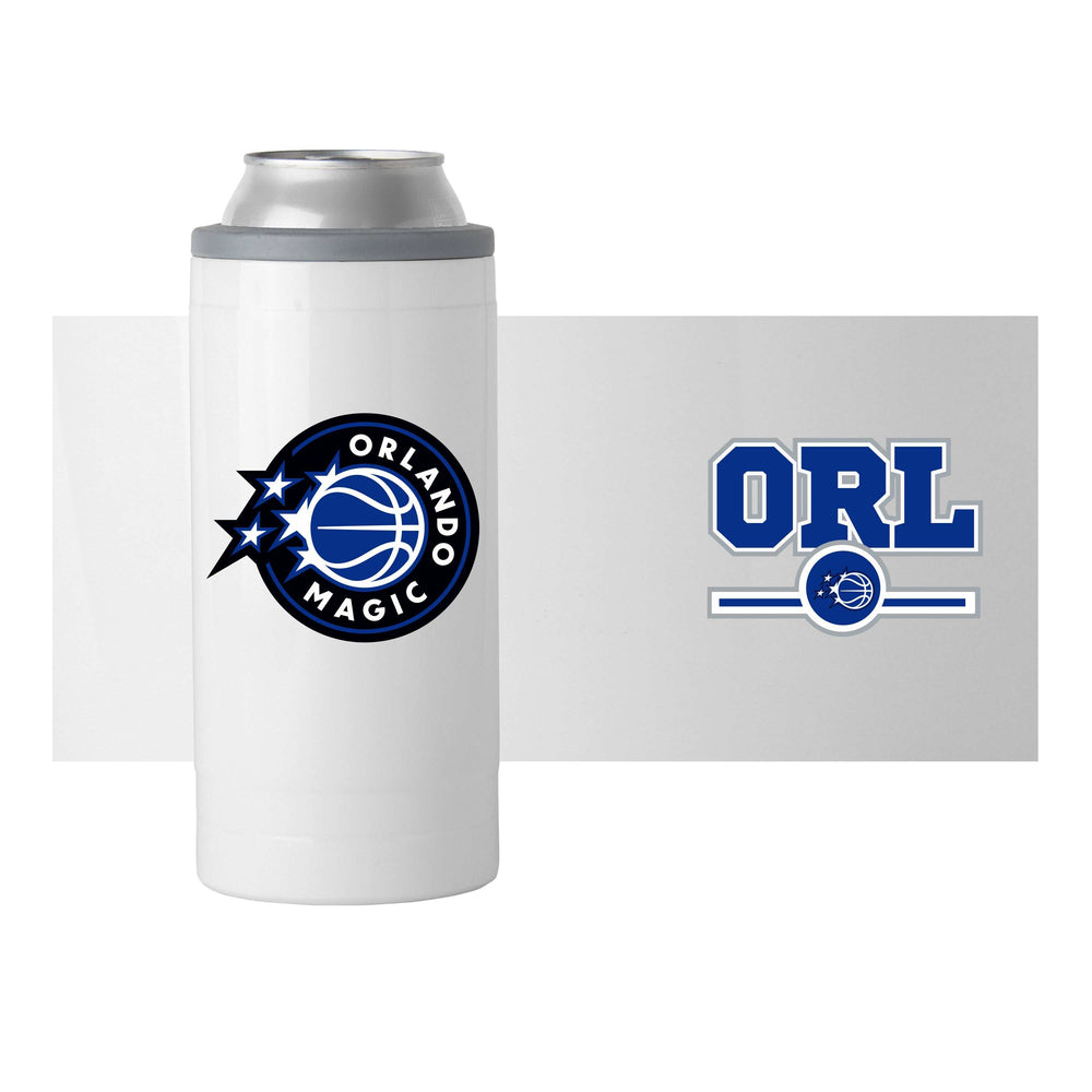 Orlando Magic Letterman 12 oz Slim Can Coolie - Logo Brands - Flyclothing LLC