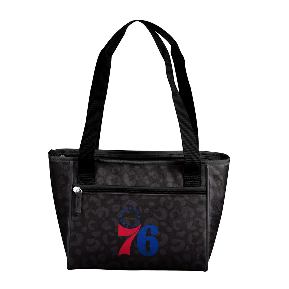 Philadelphia 76ers Leopard Print 16 Can Cooler Tote - Logo Brands - Flyclothing LLC