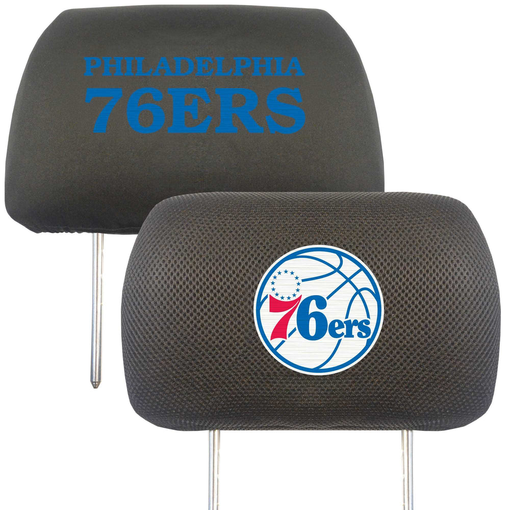 NBA - Philadelphia 76ers Head Rest Cover - Logo Brands - Flyclothing LLC