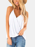 Full Size Surplice Spaghetti Strap Top - Trendsi - Flyclothing LLC