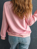 Halloween Leopard Bowknot Pumpkin Graphic Sweatshirt - Trendsi - Flyclothing LLC