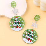 Christmas Theme Drop Earrings - Trendsi - Flyclothing LLC