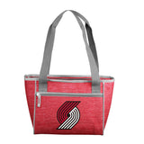 Portland Trail Blazers Crosshatch 16 Can Cooler Tote - Logo Brands - Flyclothing LLC