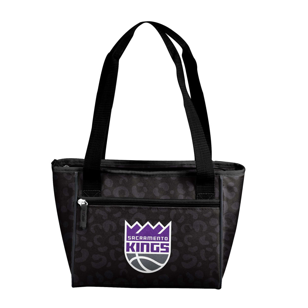 Sacramento Kings Leopard Print 16 Can Cooler Tote - Logo Brands - Flyclothing LLC