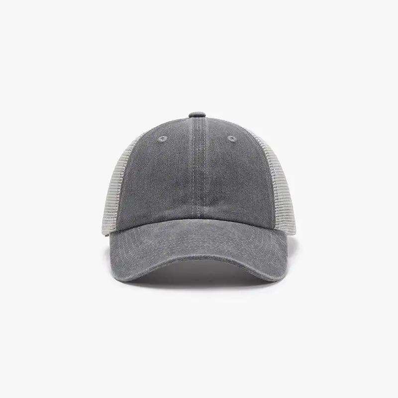Breathable Mesh Adjustable Baseball Cap - Trendsi - Flyclothing LLC