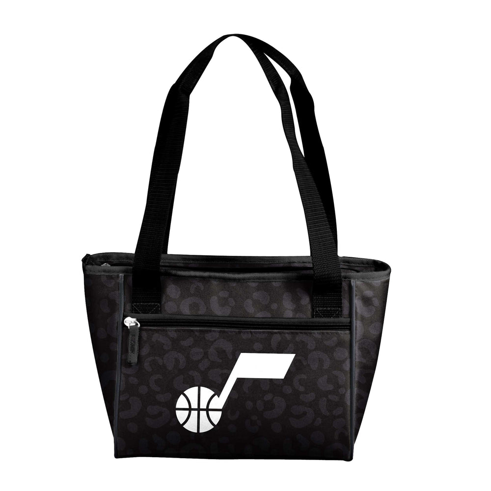 Utah Jazz Leopard Print 16 Can Cooler Tote - Logo Brands - Flyclothing LLC