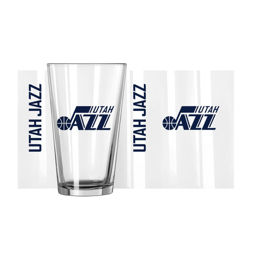 Utah Jazz 16oz Gameday Pint Glass - Logo Brands - Flyclothing LLC