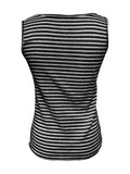 Striped Round Neck Tank Top - Trendsi - Flyclothing LLC