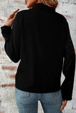 Pocketed Zip Up Collared Neck Long Sleeve Jacket - Trendsi - Flyclothing LLC