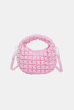 Quilted Puffy Removable Strap Crossbody Bag - Trendsi - Flyclothing LLC