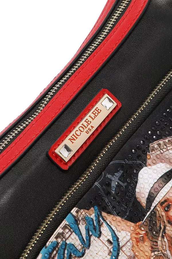 Nicole Lee USA Martha Travels Italy Multi Pocket Shoulder Bag - Trendsi - Flyclothing LLC