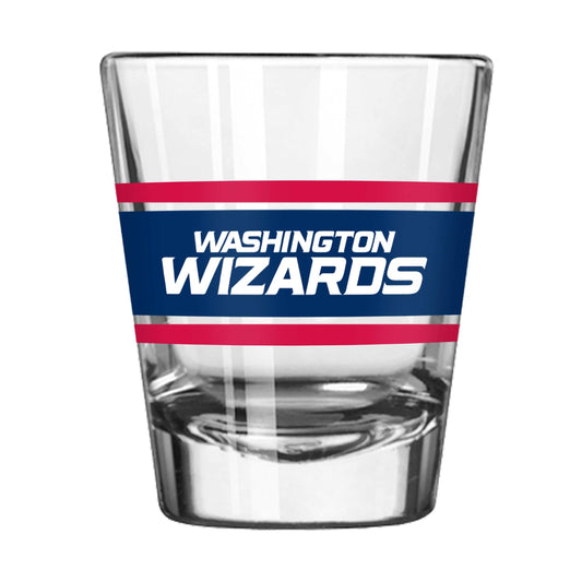 Washington Wizards 2oz Stripe Shot Glass - Logo Brands - Flyclothing LLC