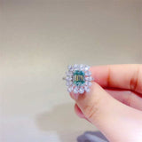 1 Carat Moissanite 925 Sterling Silver Ring - Trendsi - Flyclothing LLC