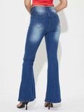 Mid-Rise Waist Bootcut Jeans - Trendsi - Flyclothing LLC