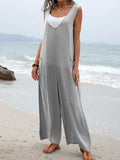 Full Size Wide Strap Jumpsuit with Pockets - Trendsi - Flyclothing LLC
